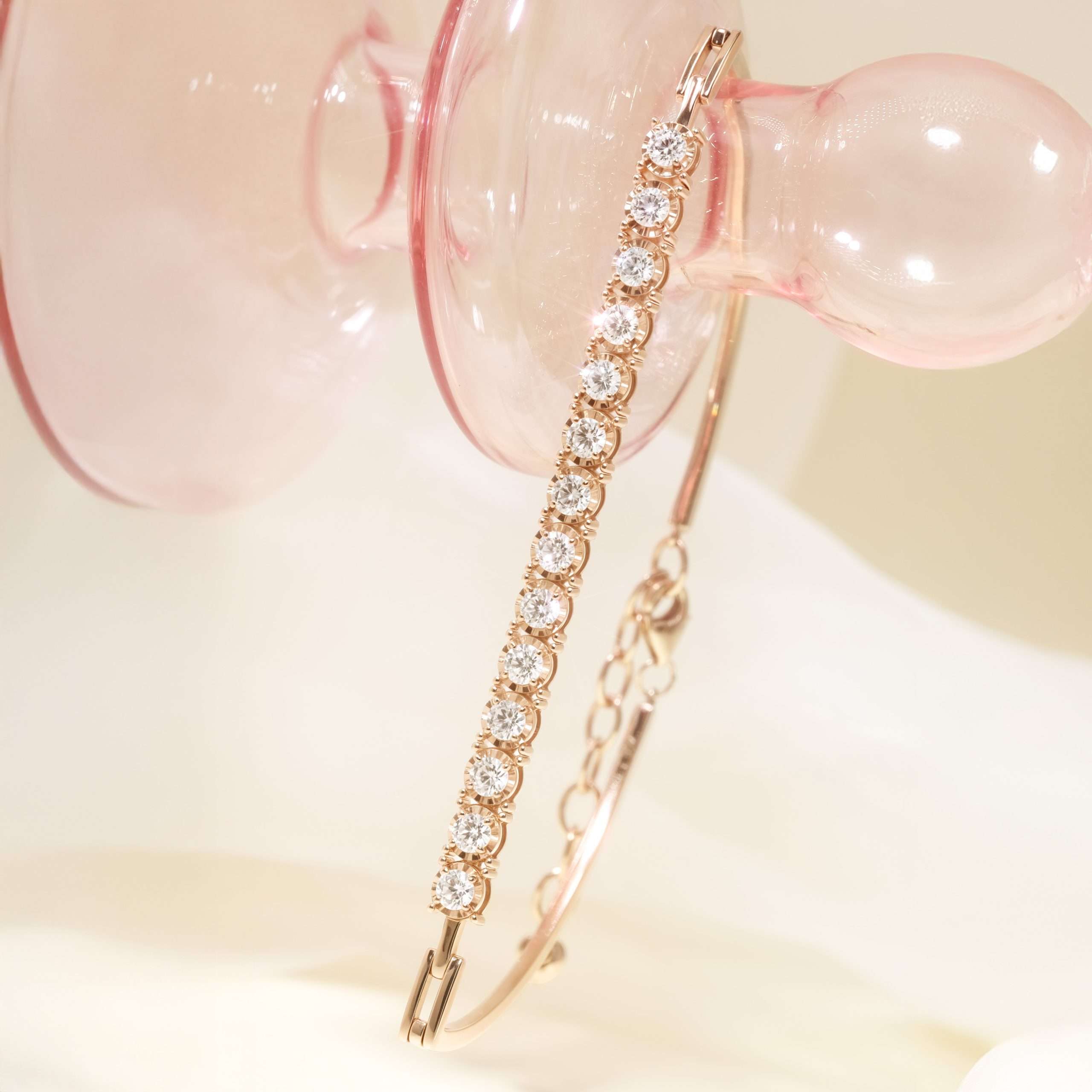 Lab Grown Diamond Tennis Bangle (2.7mm) BP-T4C3-2.7-H