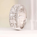Butterfly & Emerald Multi Shape Band Ring ZKZ267