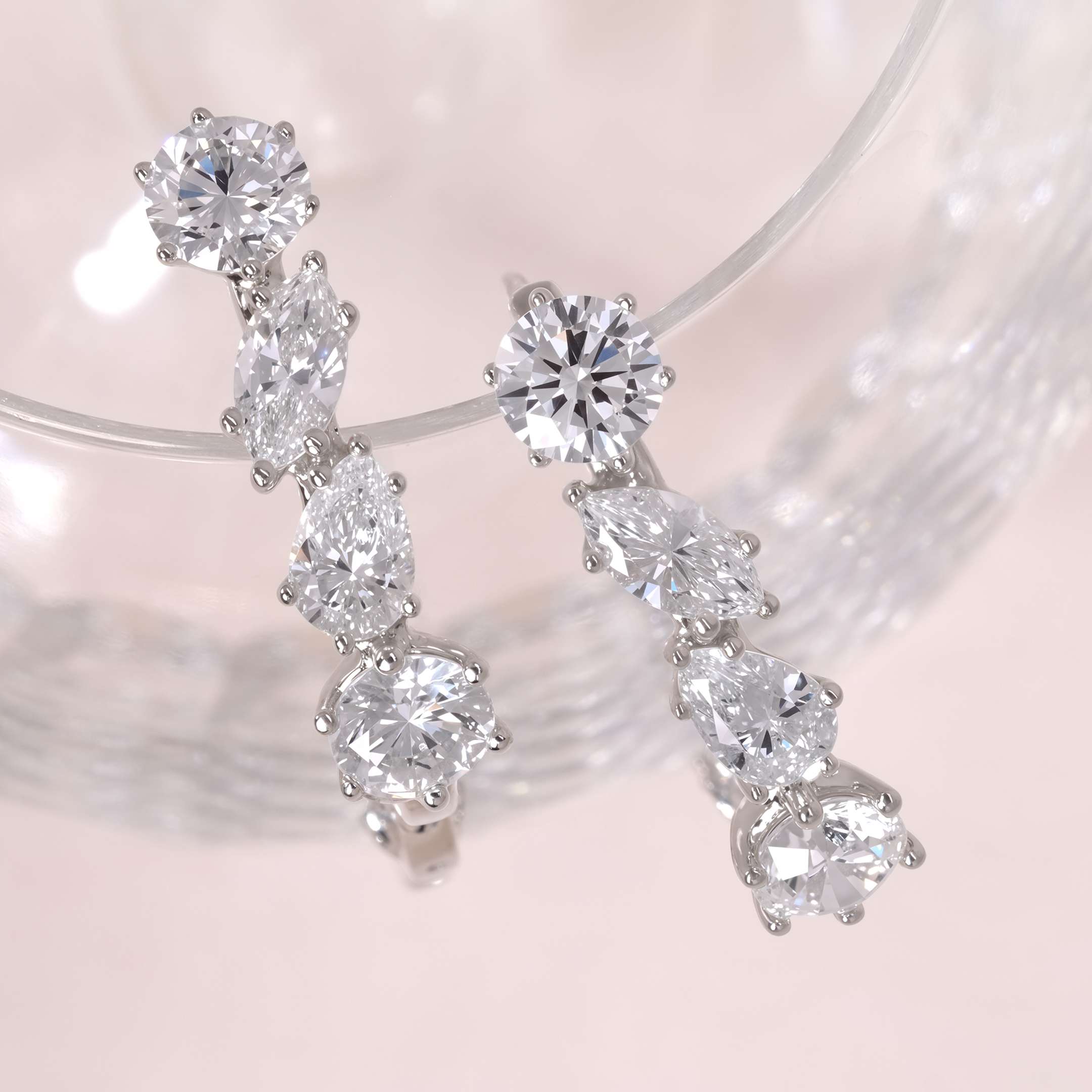Multi Shape Hoop Earrings ZKZ-264