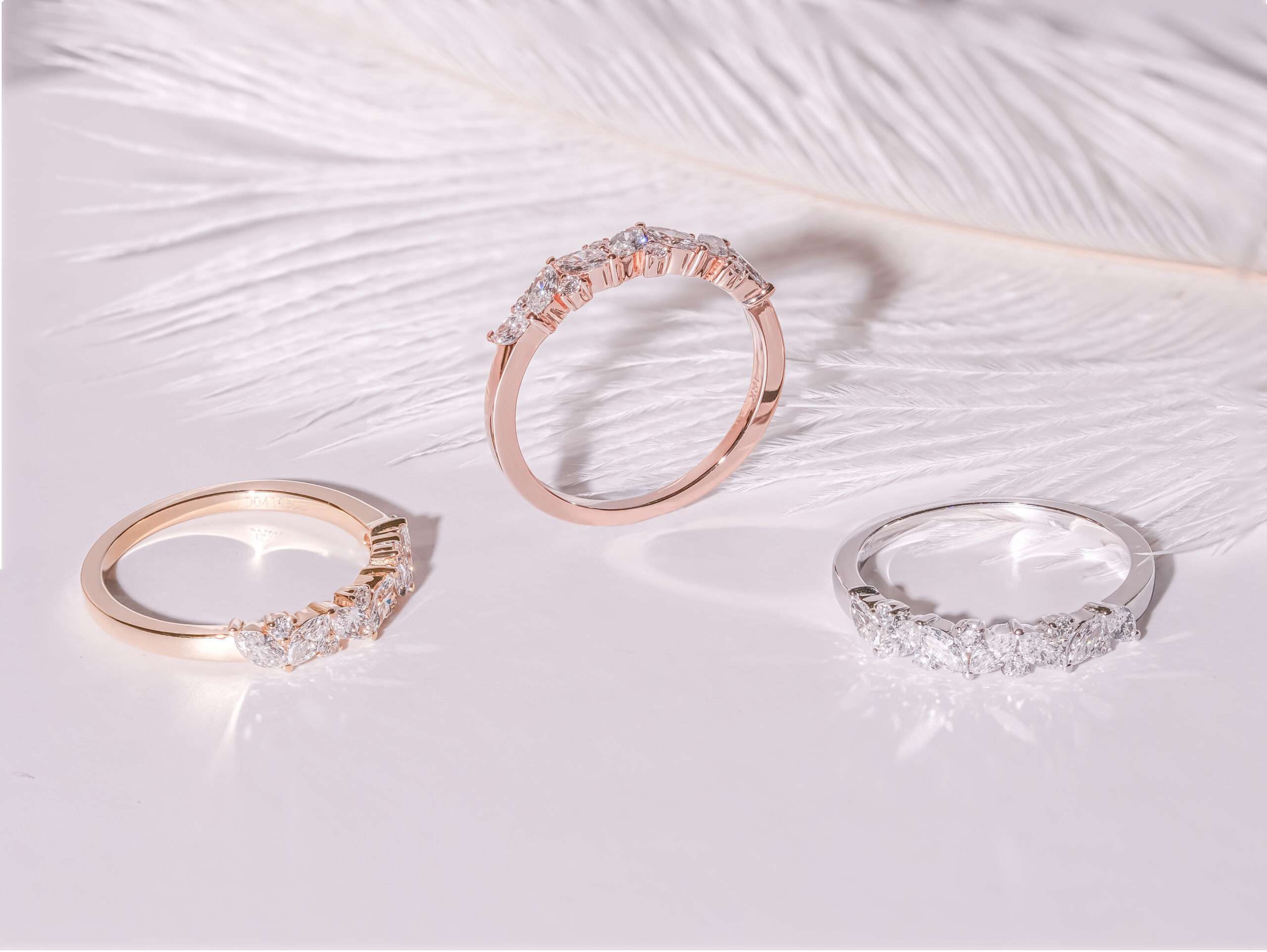 Marquise Cluster Stackable Band Ring 28412R