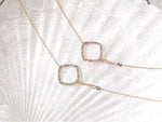 Square Hoop Lab Grown Diamond Bracelet BC-166