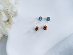 Angel Heart Gemstone Stud Earrings E814240