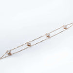Double Layered Four Leaf Clover Bracelet FDB2124 (Pre Order)