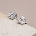 Multi Shape Lab Grown Diamonds Stud Earrings FDE2165 (Pre order)