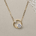 Lab Grown Diamond Orbit Necklace FDN2157