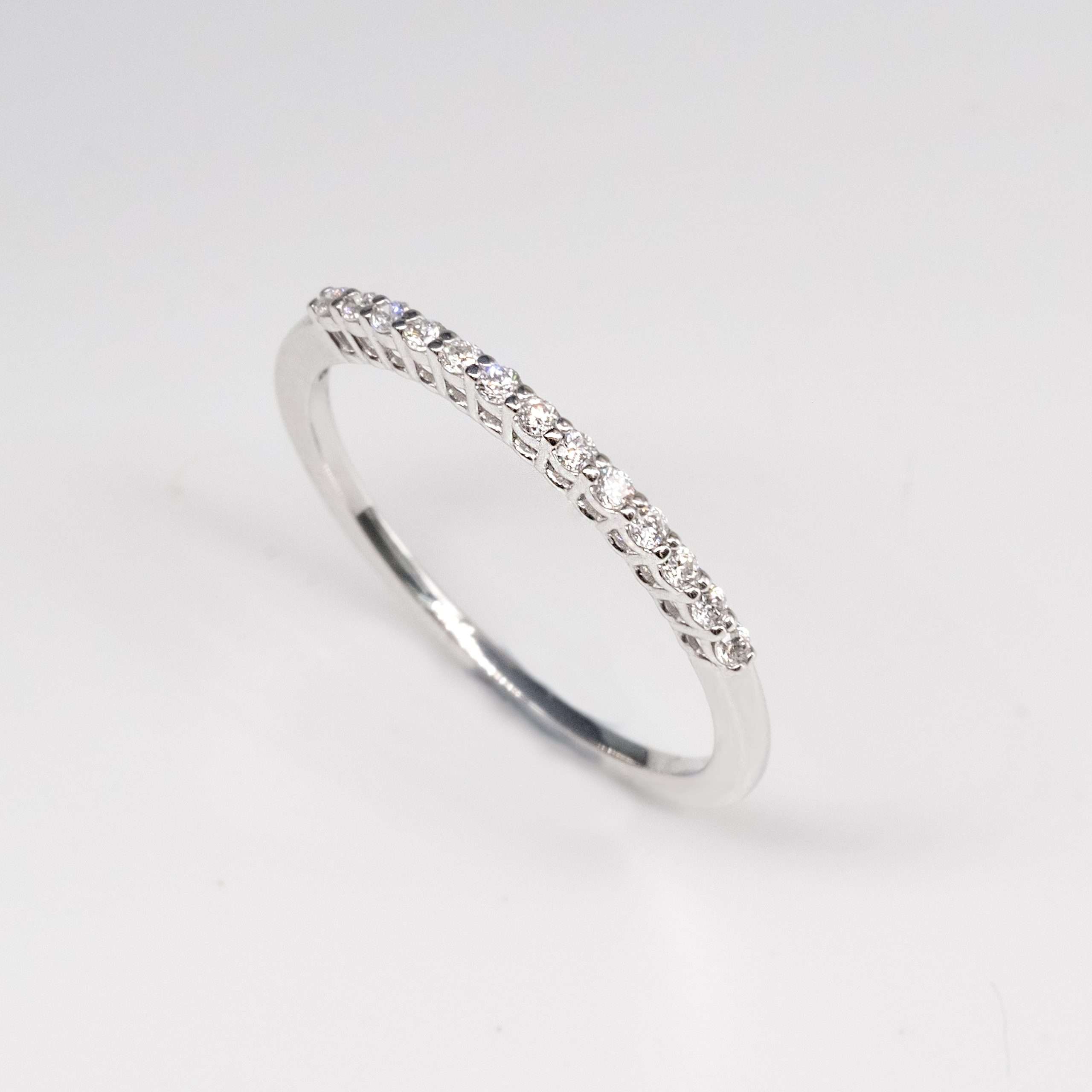 Single Row Pavé Lab Grown Diamond Ring (1.2mm) FDR2575