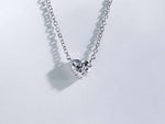 Heart Shape Solitaire Necklace FDN2140