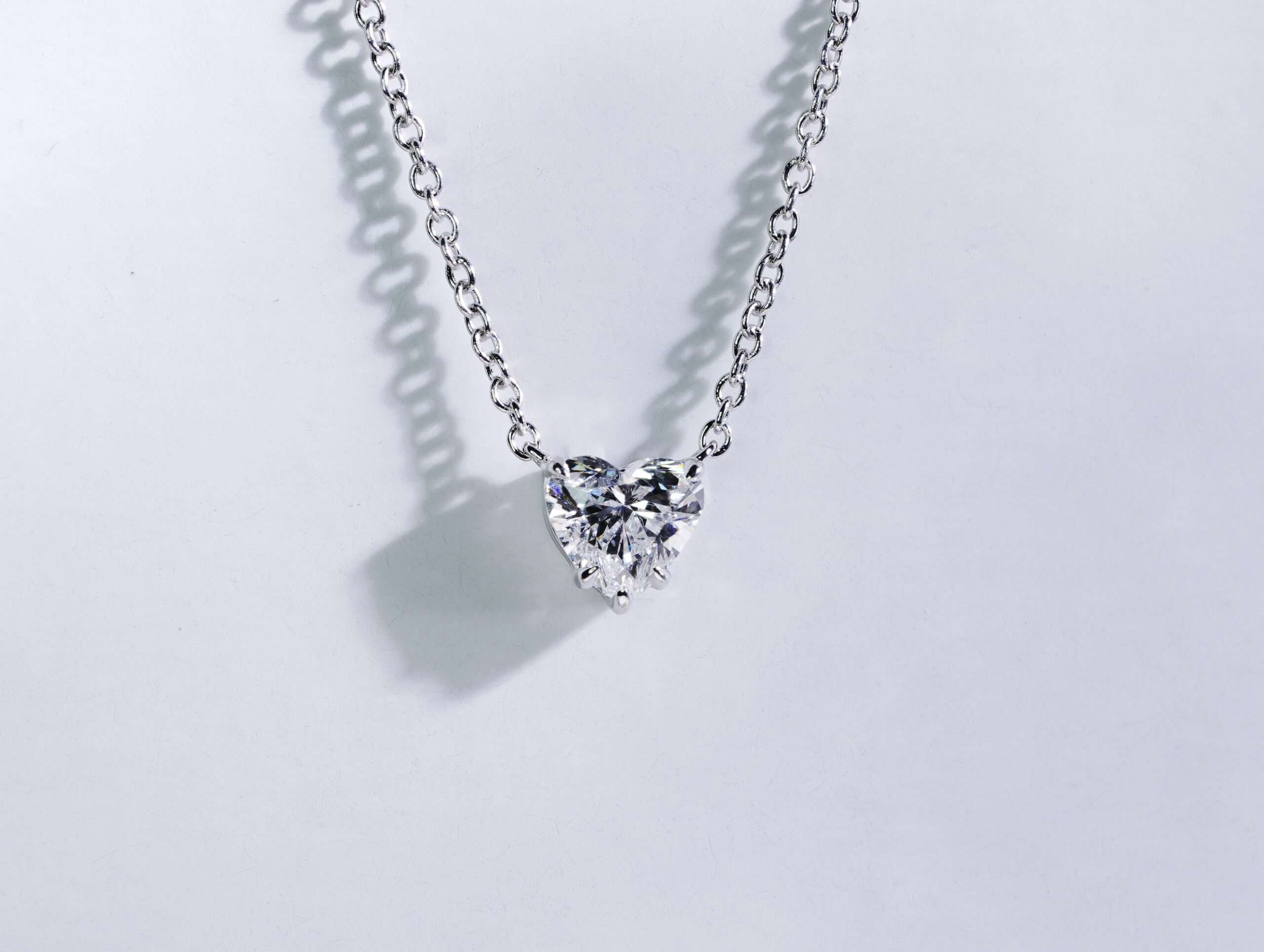 Heart Shape Solitaire Necklace FDN2140