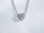 Halo Heart Shaped Necklace FDN2139