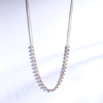 Lab Grown Diamond Half Tennis Necklace FDN2138