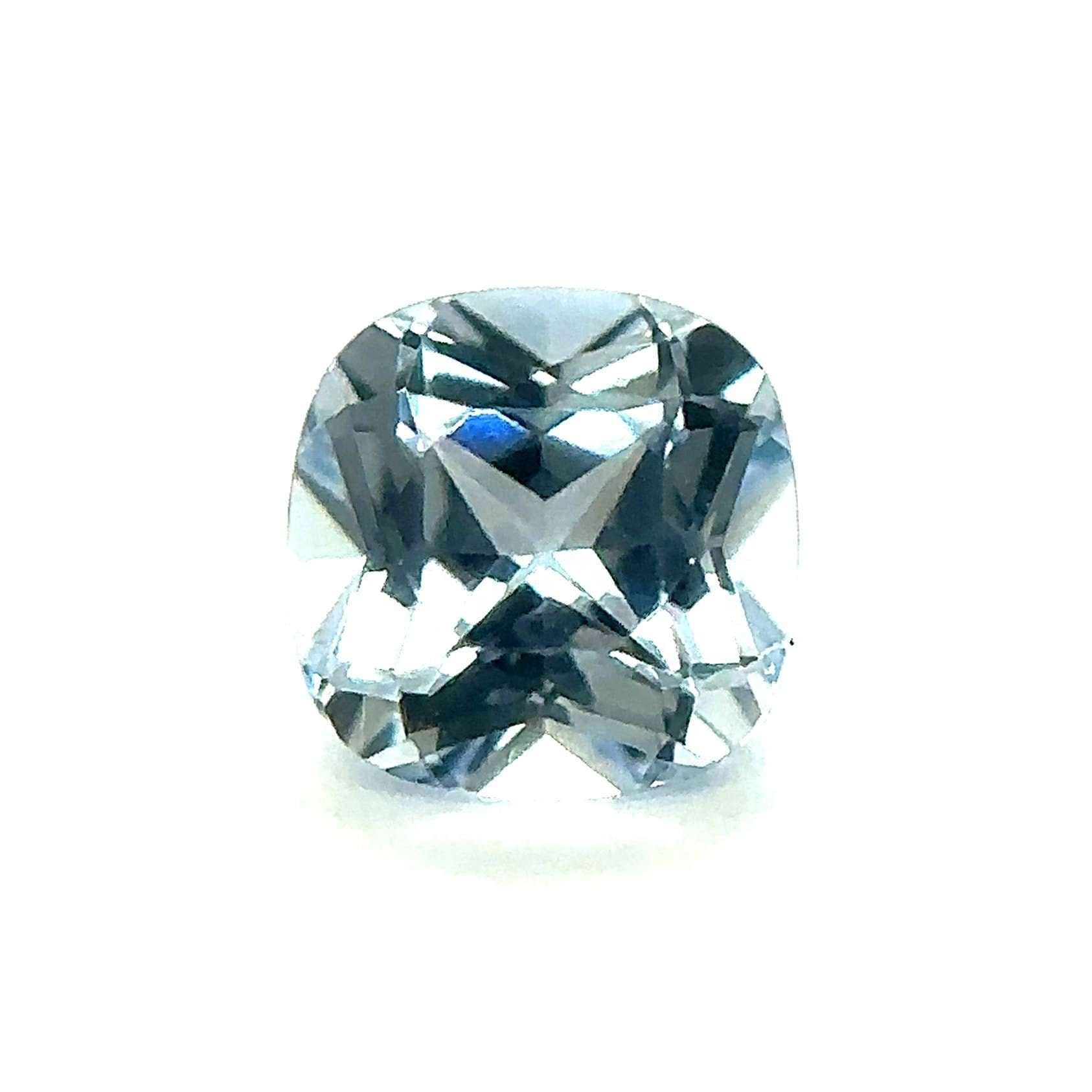 Japan Lab Gem Cushion Aquamarine Spinel