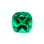 Japan Lab Gem Cushion Medium Colombian Emerald