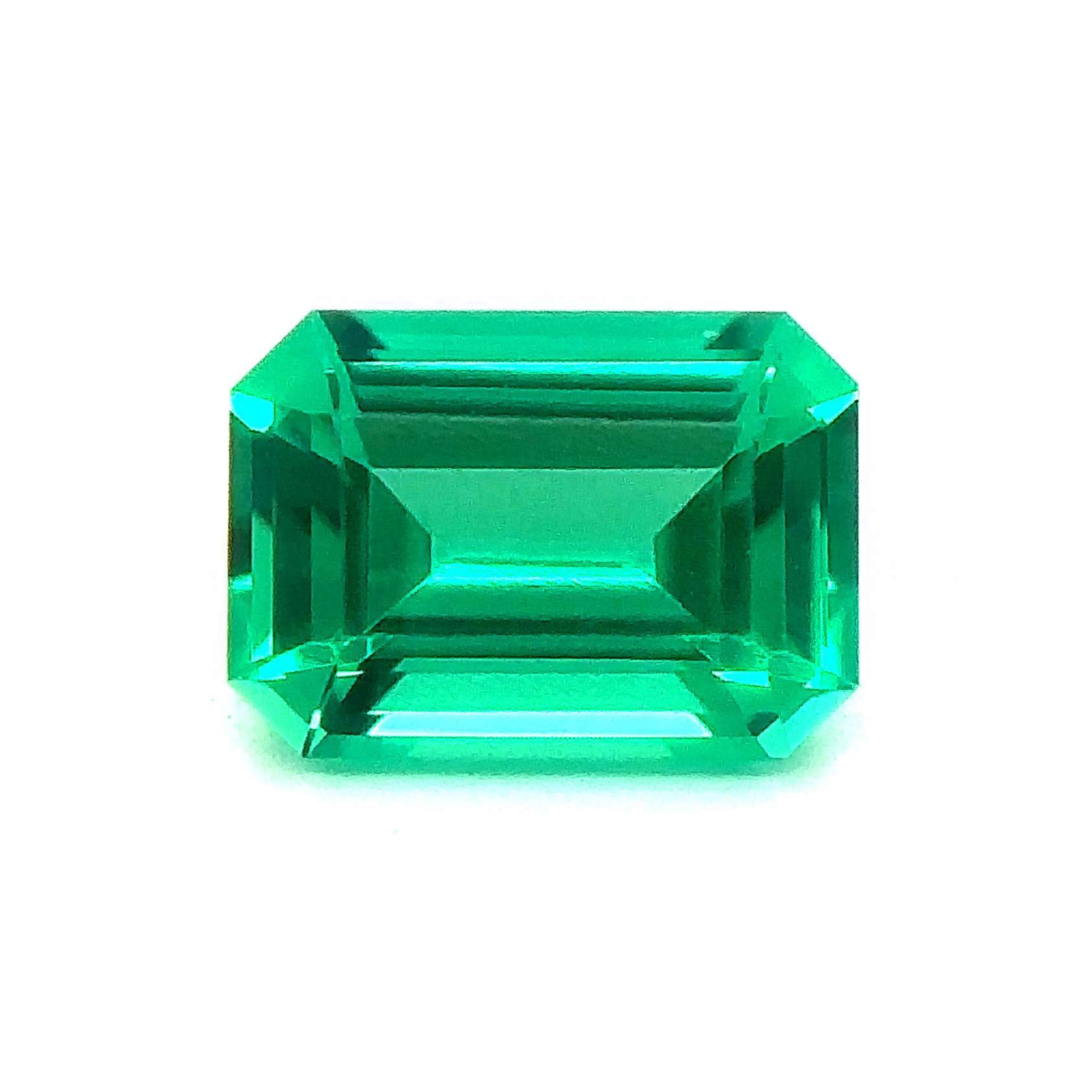 Japan Lab Gem Emerald Light Colombian Emerald