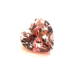 Japan Lab Gem Heart Champagne Sapphire