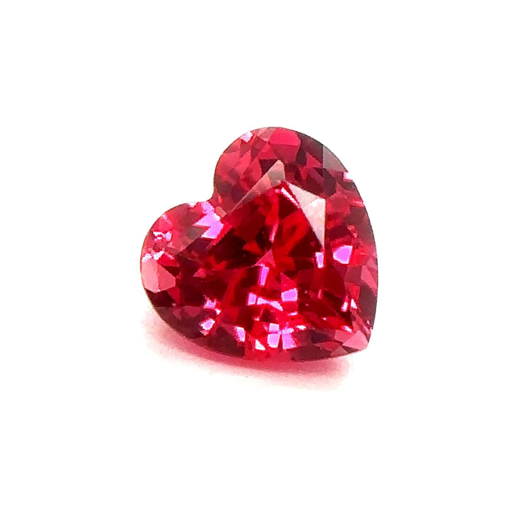 Japan Lab Gem Heart Padparadscha