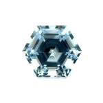Japan Lab Gem Hexagon Aquamarine Spinel
