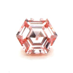 Japan Lab Gem Hexagon Champagne Sapphire