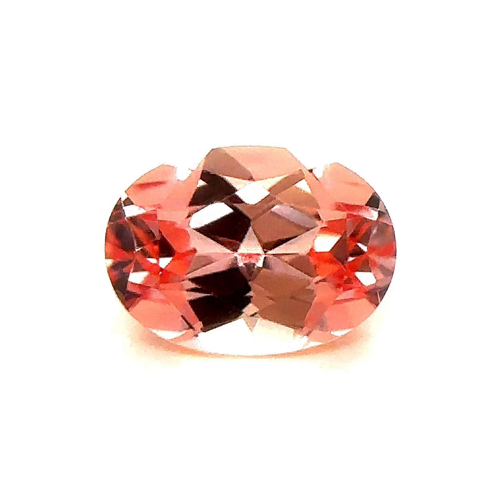 Japan Lab Gem Oval Champagne Sapphire