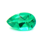 Japan Lab Gem Pear Light Colombian Emerald