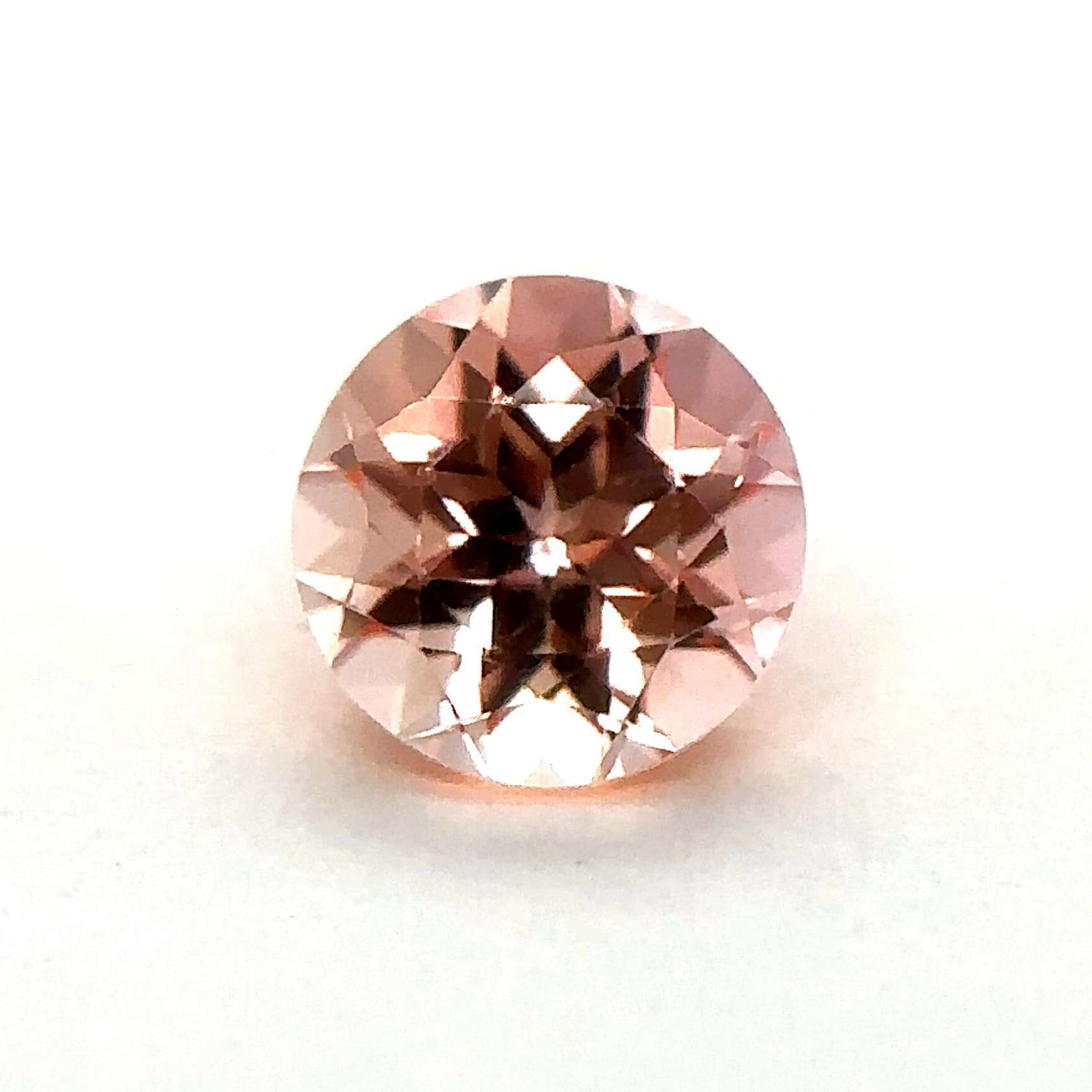 Japan Lab Gem Round Champagne Sapphire