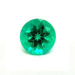 Japan Lab Gem Round Medium Colombian Emerald