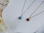 Angel Heart Gemstone Pendant Necklace P815433