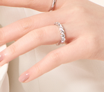 Round Shape Seven Stone Anniversary Ring approx. TW. 0.8ct FDR2414
