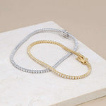 Petite Lab Grown Diamond Tennis Bracelet (1.3mm) T1-1.3B