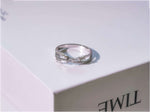 Baguette Pavé Lab Grown Diamond Infinity Ring YR1631